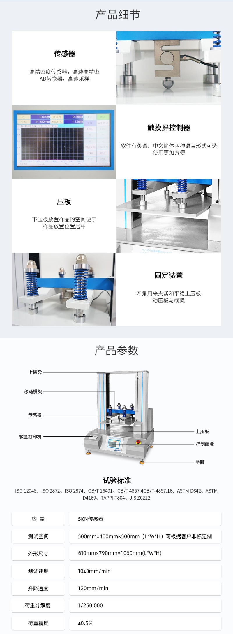 HD-A501-500-微電腦式紙箱抗壓試驗儀_03 HD-A501-500-微電腦式紙箱抗壓試驗儀_03